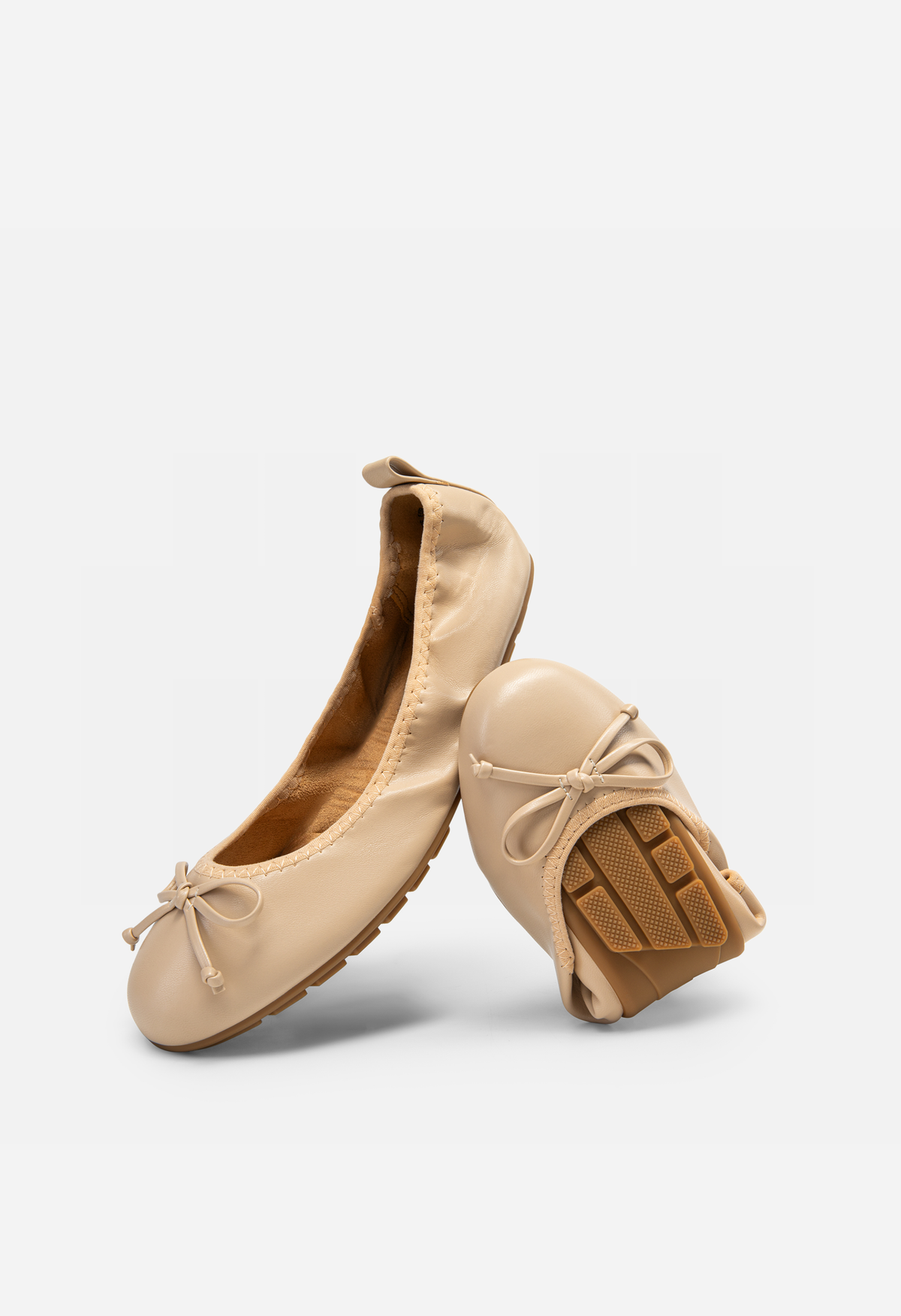 Bailarinas anchas plegables de mujer