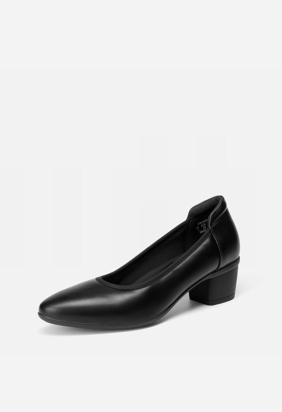 Zapatos de vestir de tacón ancho de mujer