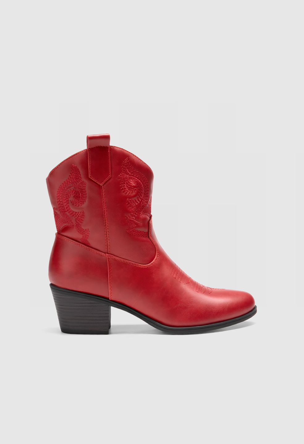 Botines western bordados de mujer