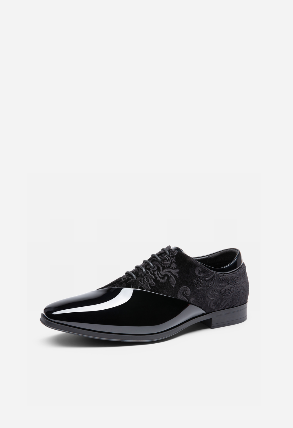 Zapatos Oxford de esmoquin de vestir de hombre