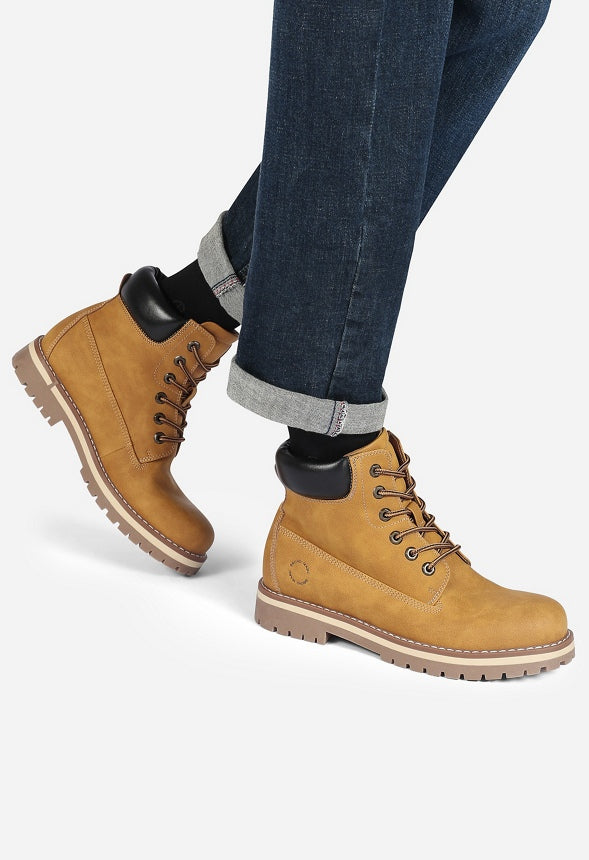 Botas con cordones antideslizantes de hombre