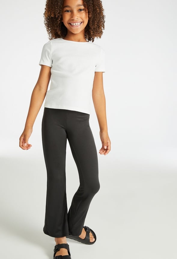Leggings acampanados suaves infantil
