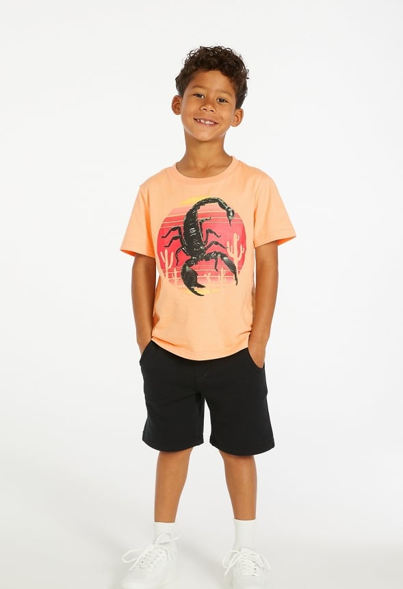 Shorts de forro polar sin cierre infantil