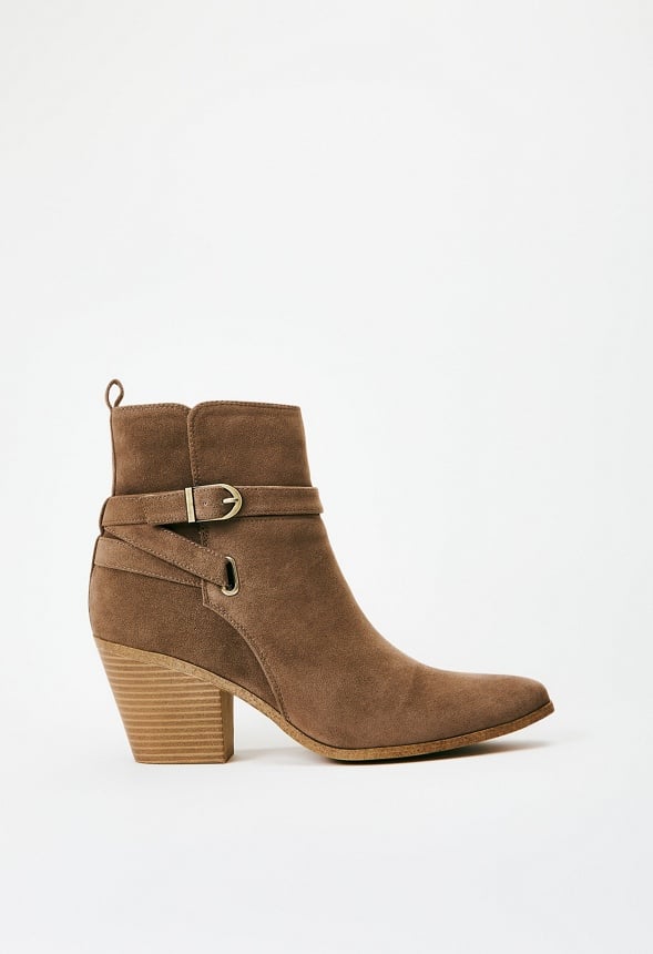 Botines con tacón ancho Della