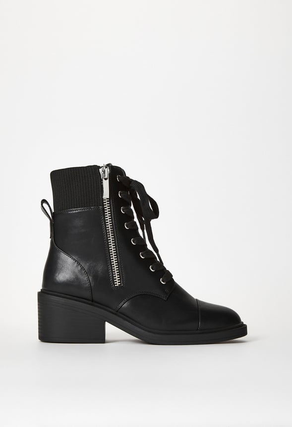 Botines con tacón ancho Leonie