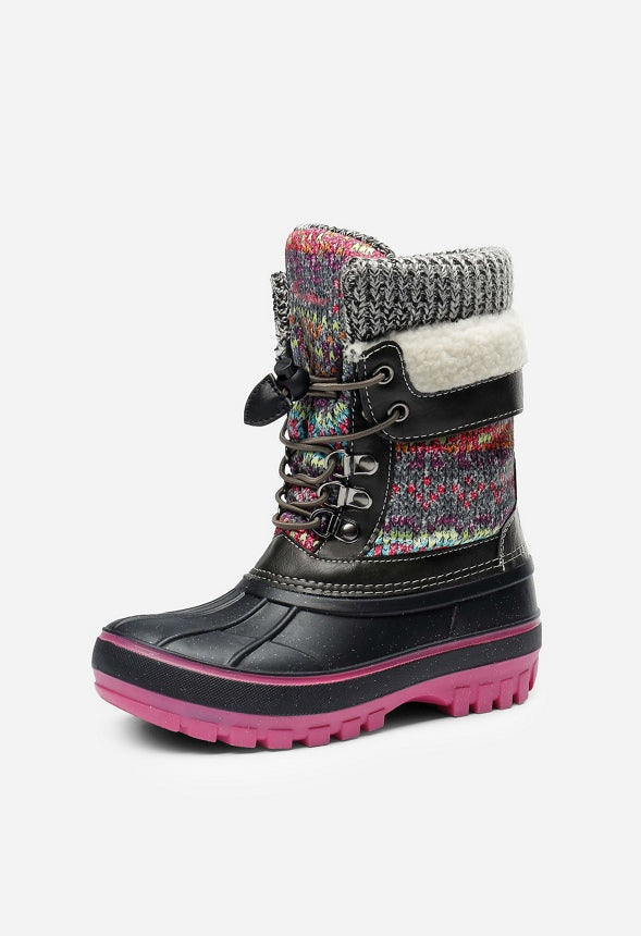 Botas de nieve impermeables y aisladas infantil