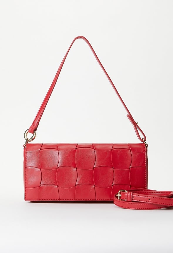 Bolso bandolera grande de tejido trenzado