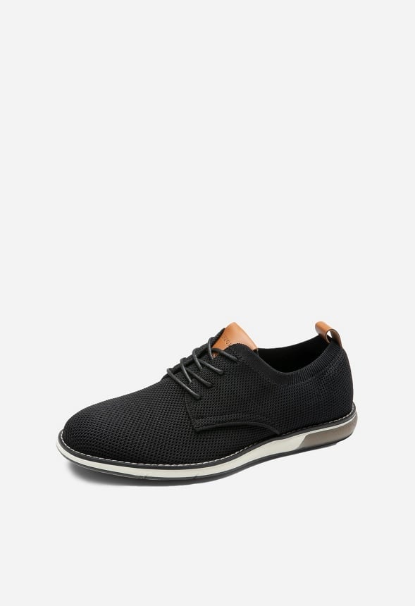 Zapatos Oxford casual de punto de hombre