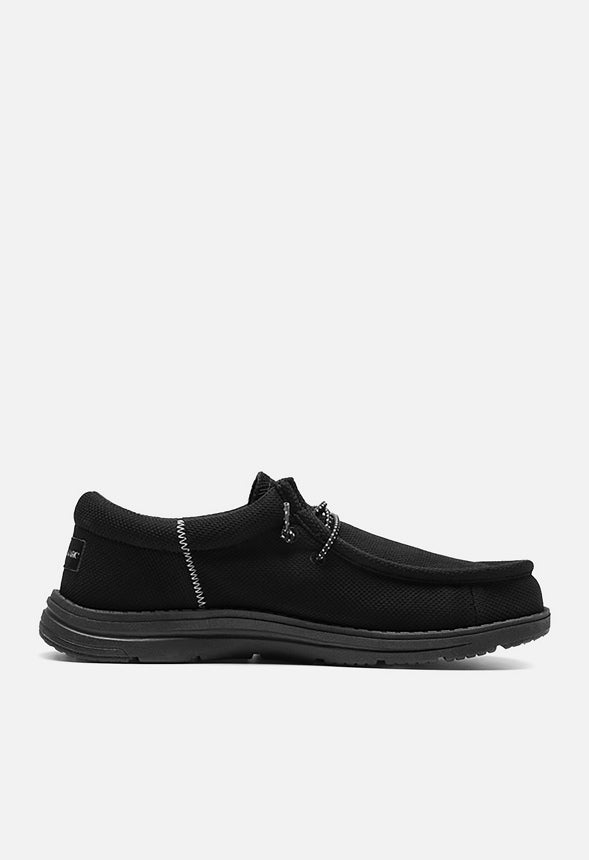 Mocasines casual de punto sin cierre de hombre