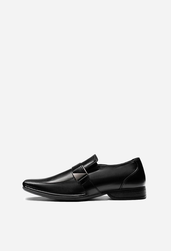 Mocasines de vestir con hebilla de ancho estándar de hombre