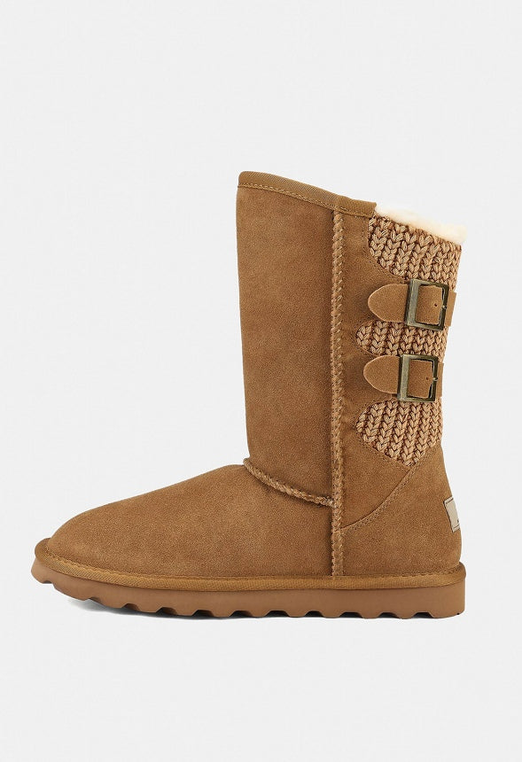Botas de invierno forradas de pelo