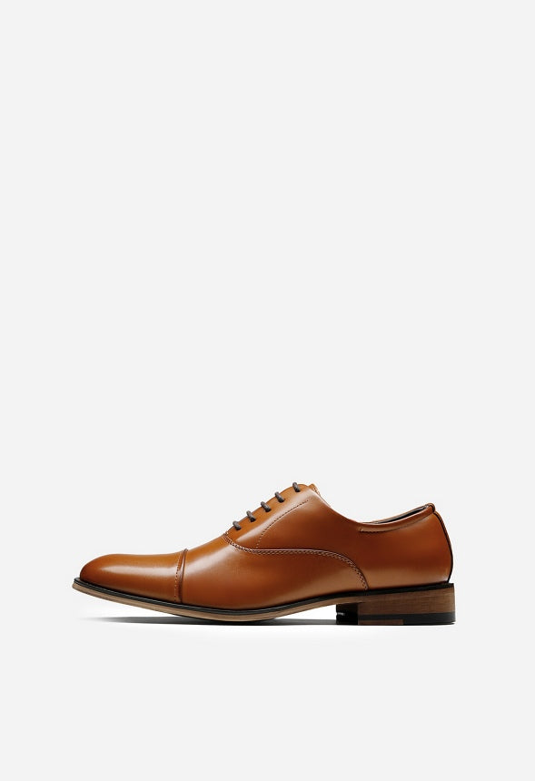 Zapatos Oxford formales con puntera reforzada de hombre