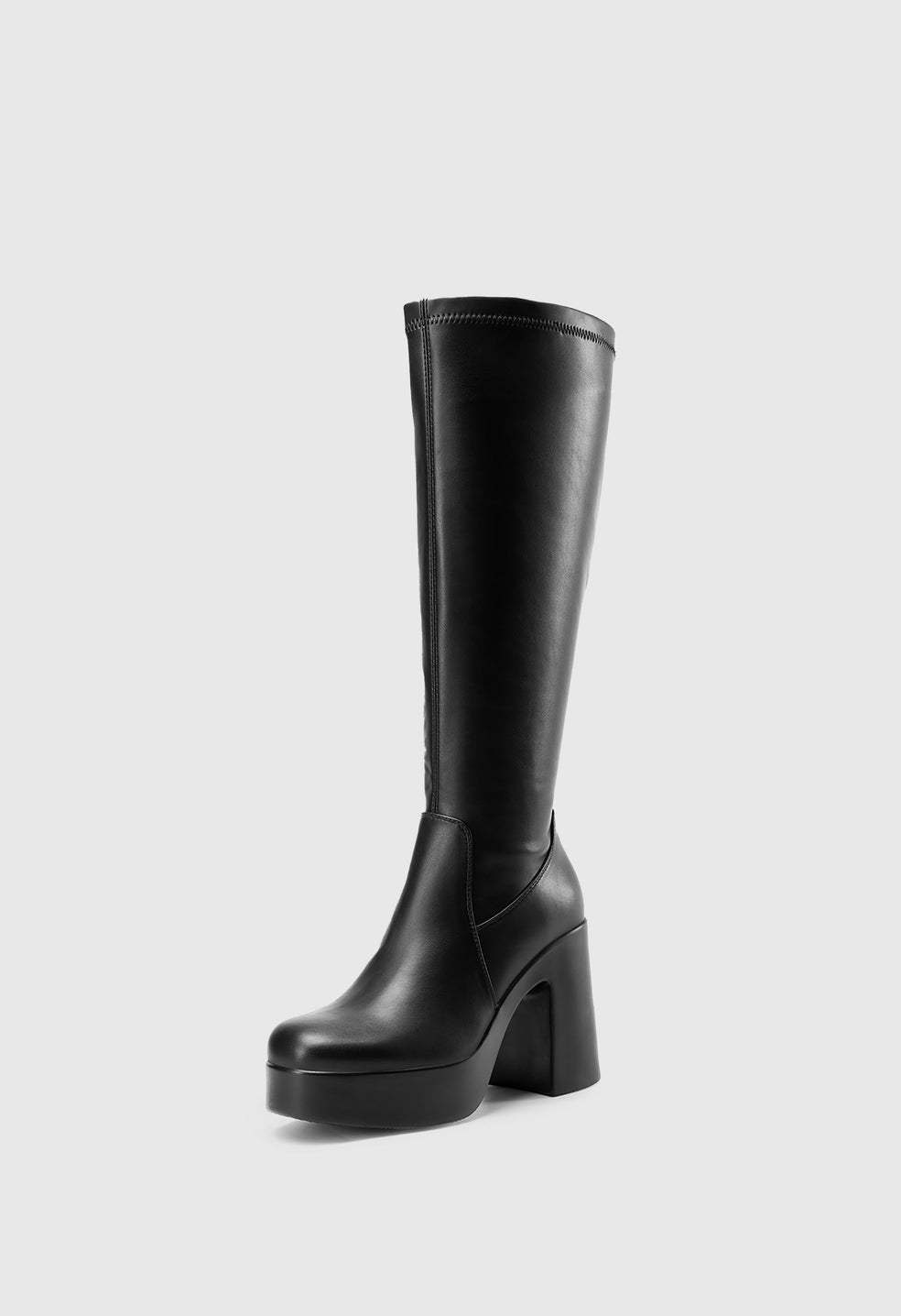 Botas altas con plataforma gruesa