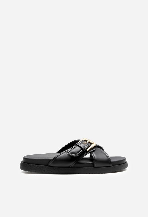 Sandalias planas de tiras cruzadas