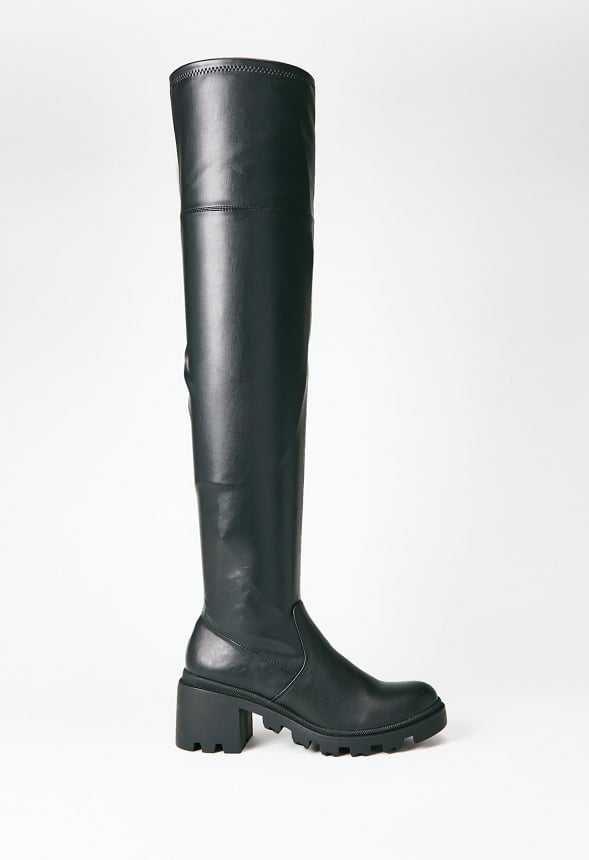 Botas por encima de la rodilla con suela de tacos Jordane