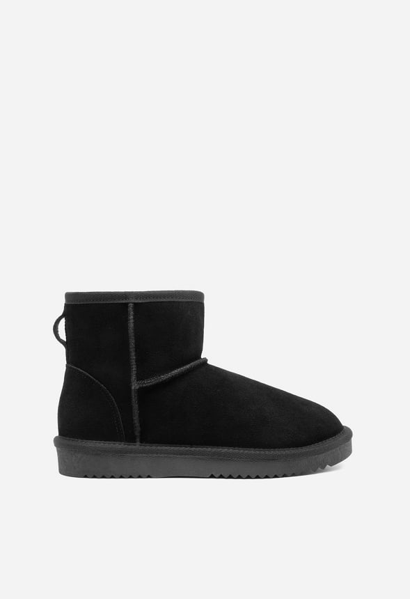 Botines forrados de ante de piel auténtica
