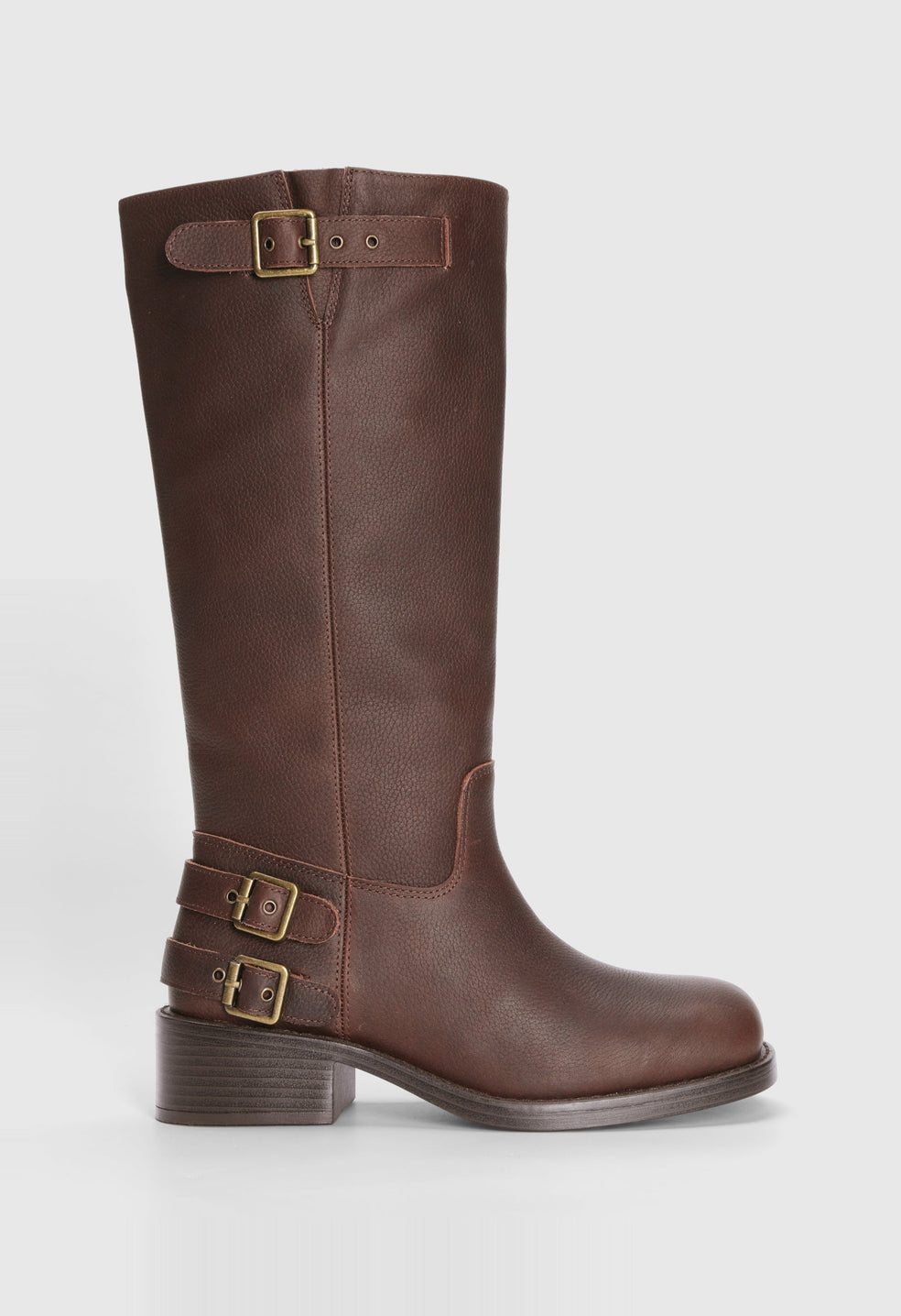 Botas planas de piel Arlie