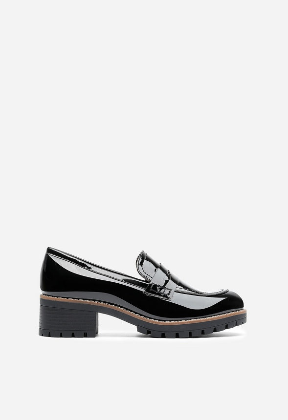 Mocasines penny gruesos casual de vestir