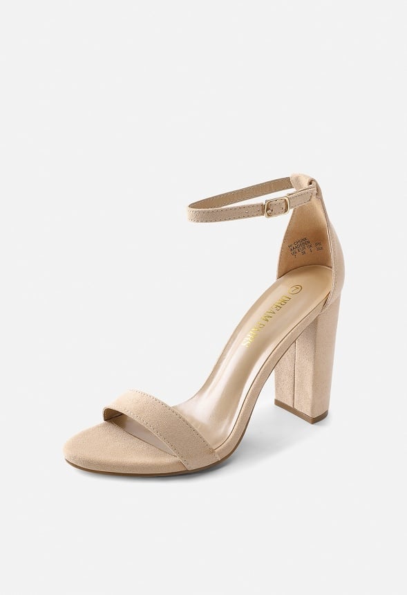 Sandalias de tacón ancho y alto