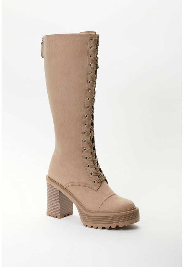 Botas de tacón con cordones Kitt