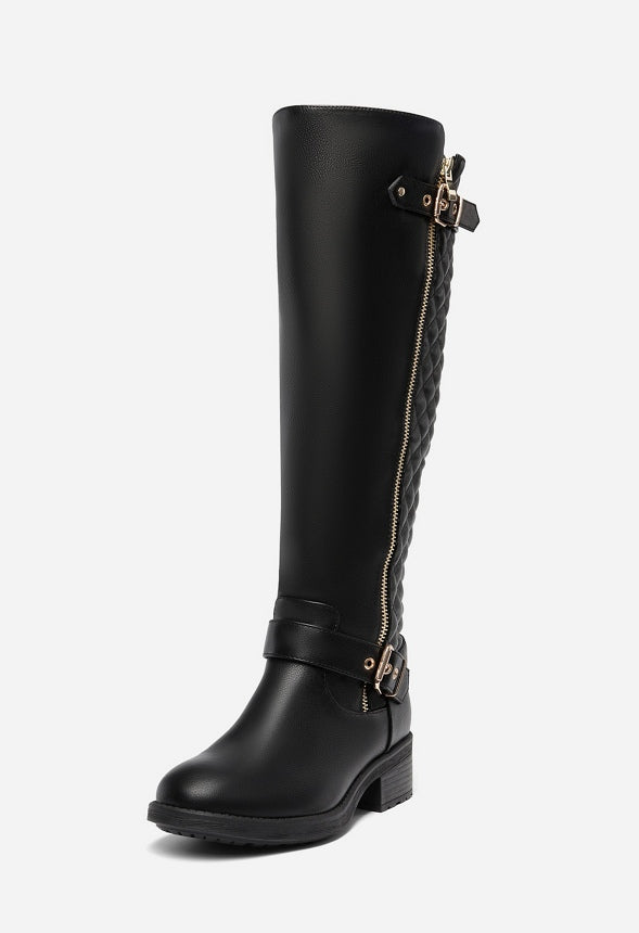 Botas de invierno hasta la rodilla con pelo sintético