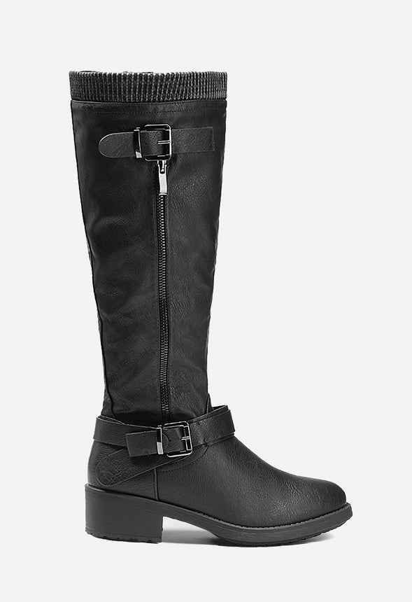Botas hasta la rodilla de caña ancha