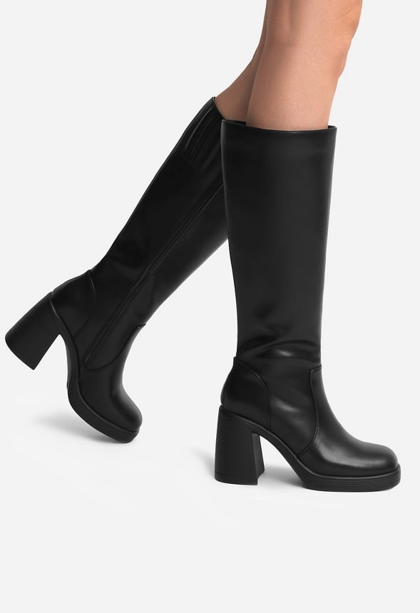 Botas altas hasta la rodilla con plataforma