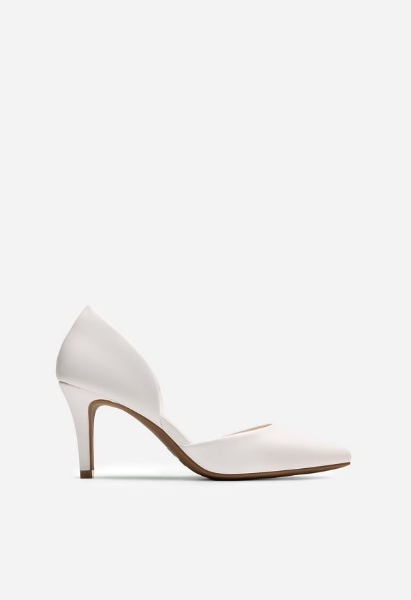 Zapatos de salón sin cierre de punta afilada