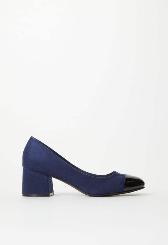 Zapatos de salón de tacón ancho Luciana