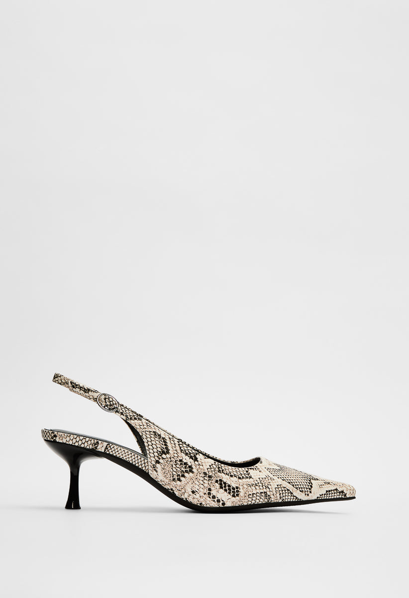 Zapatos de salón destalonados Mila