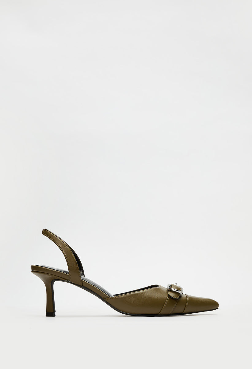 Zapatos de salón destalonados Mina