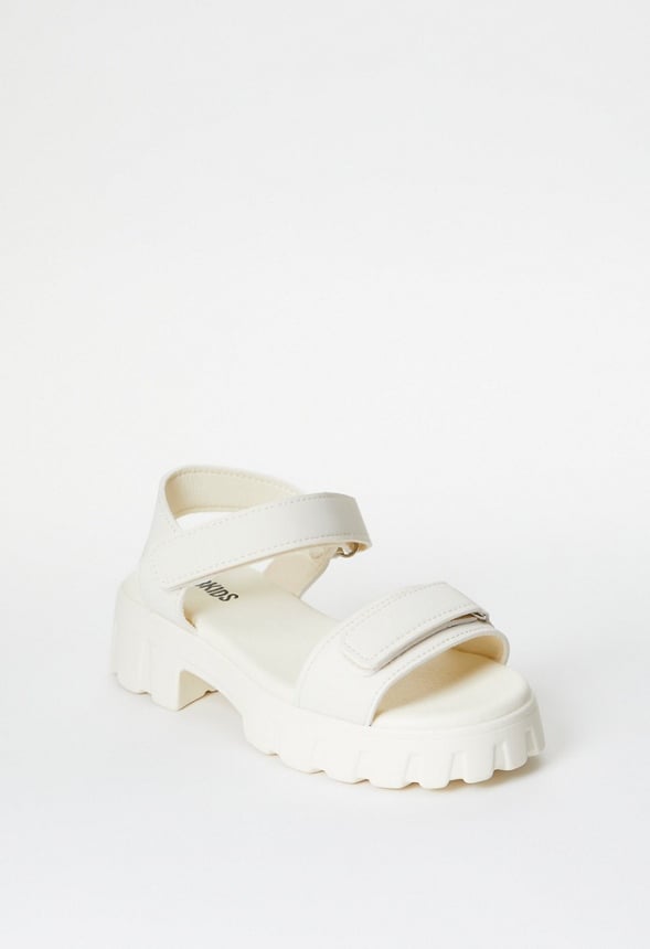 Sandalias de tacón grueso infantil