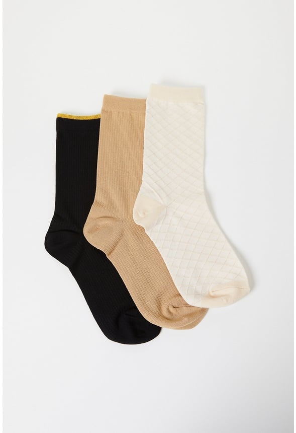 Set de 3 pares de calcetines