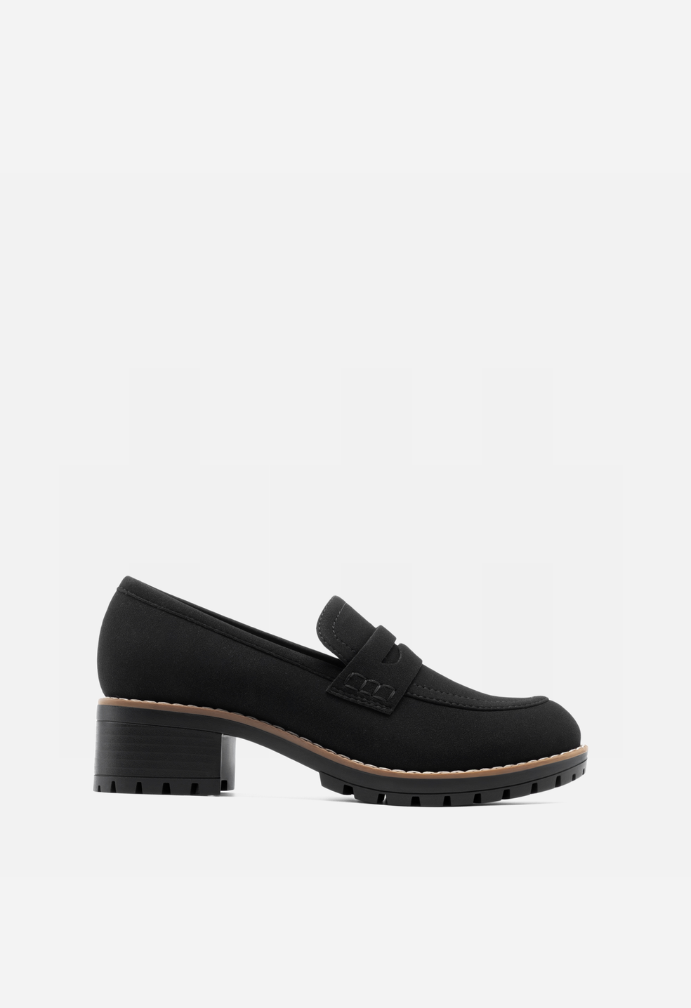 Mocasines penny gruesos casual de vestir