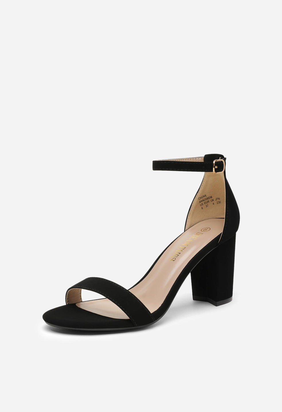Sandalias de tacón bajo grueso de mujer