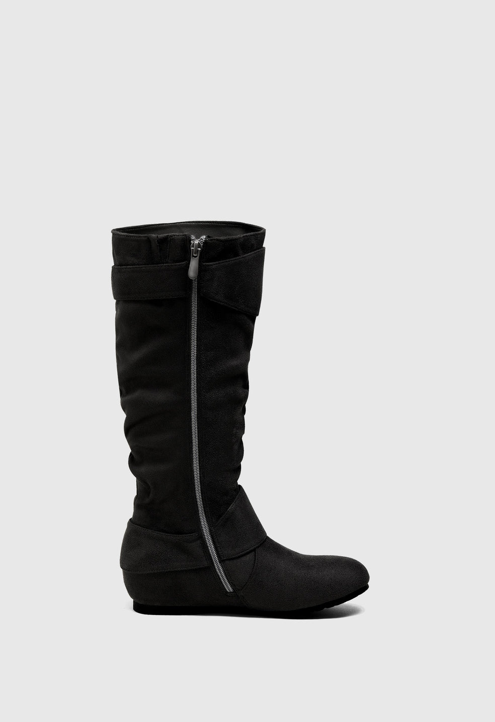 Botas hasta la rodilla de tacón bajo
