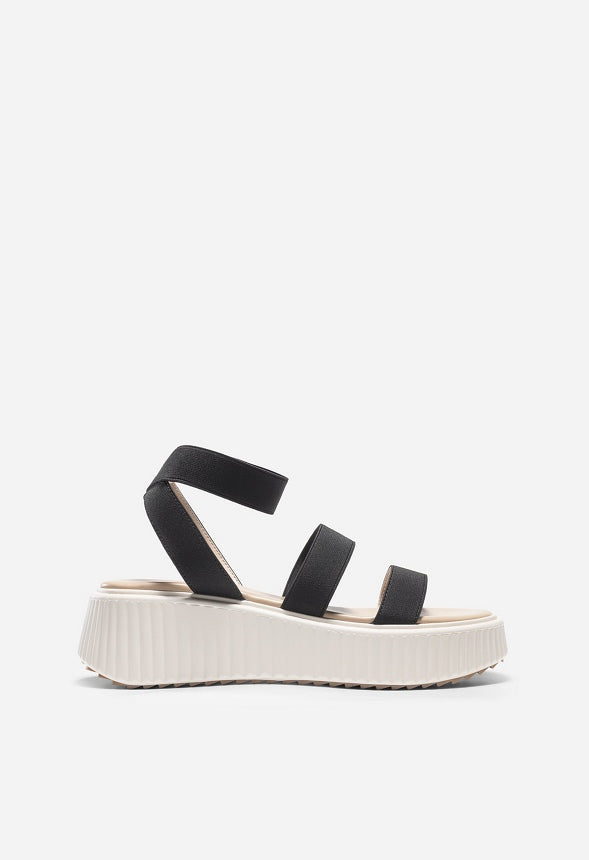 Sandalias de cuña con plataforma gruesa