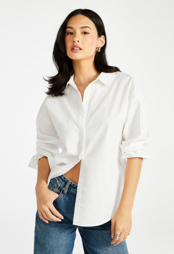 Camisa boyfriend oversize