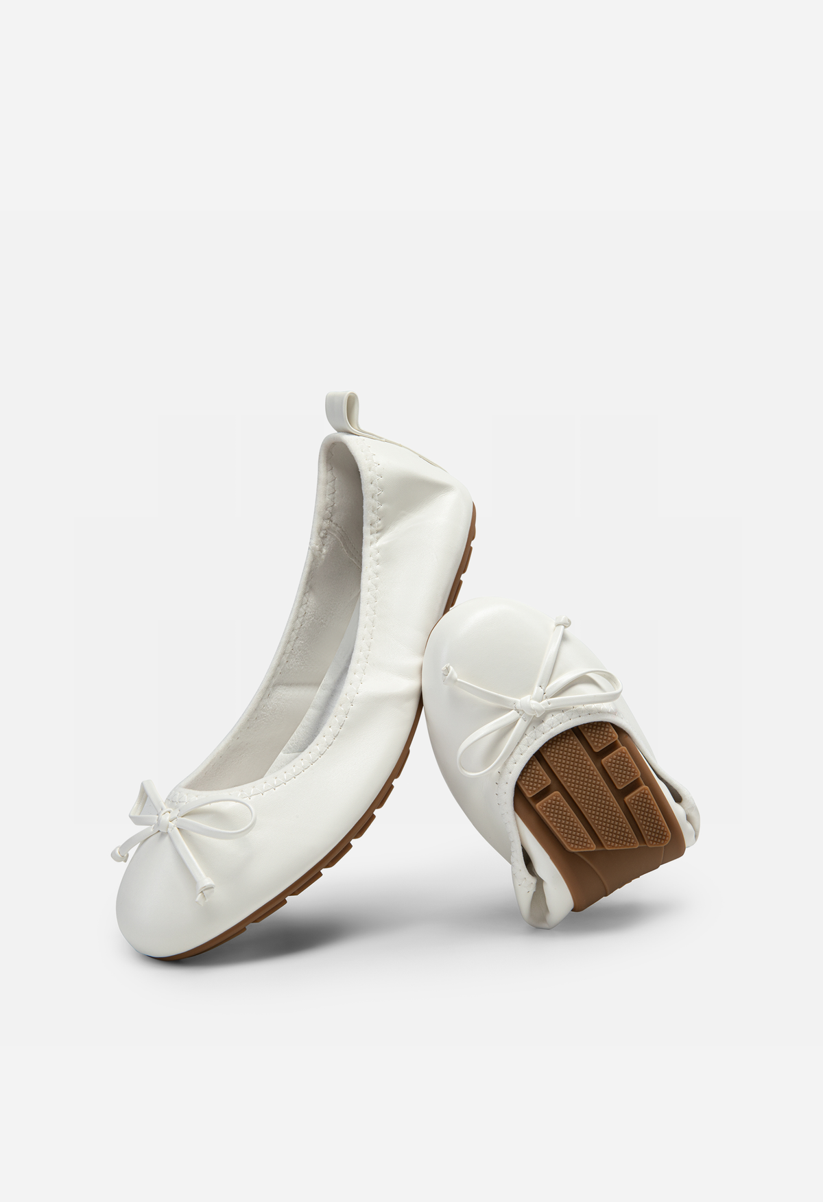 Bailarinas anchas plegables de mujer