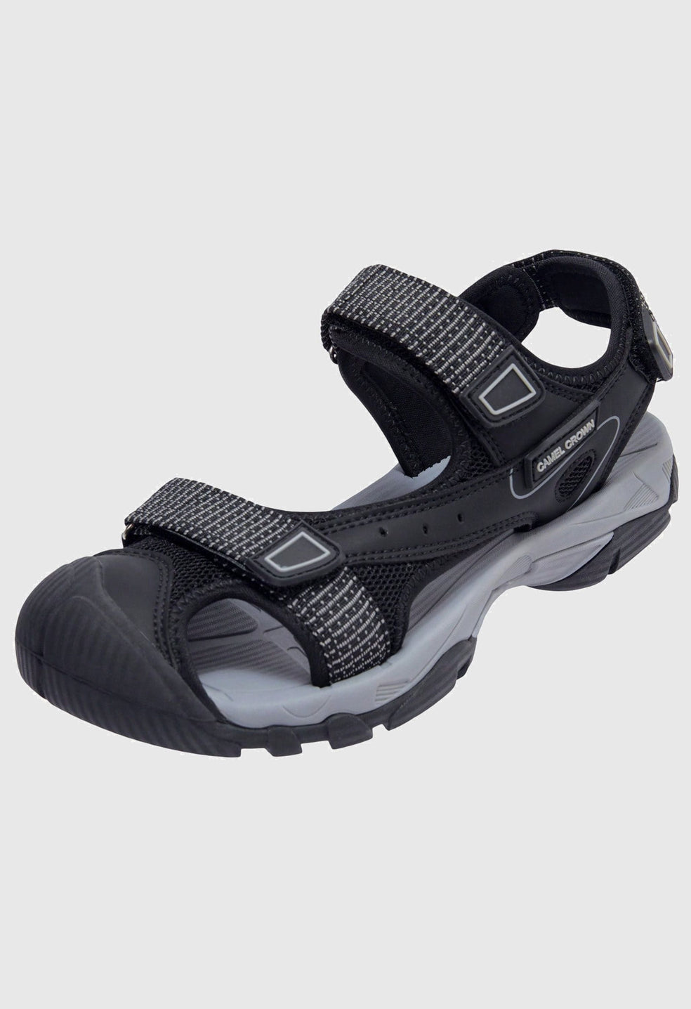 Sandalias deportivas de exterior negras de verano de mujer CAMEL CROWN